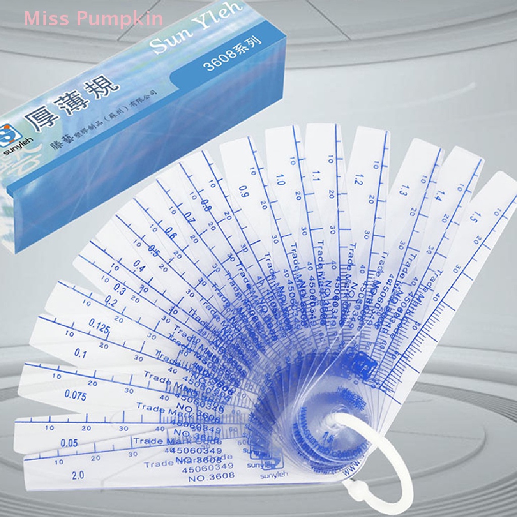 Thước Đo Đường Kính Dày Bằng Nhựa 0.05-1mm Chuyên Dụng