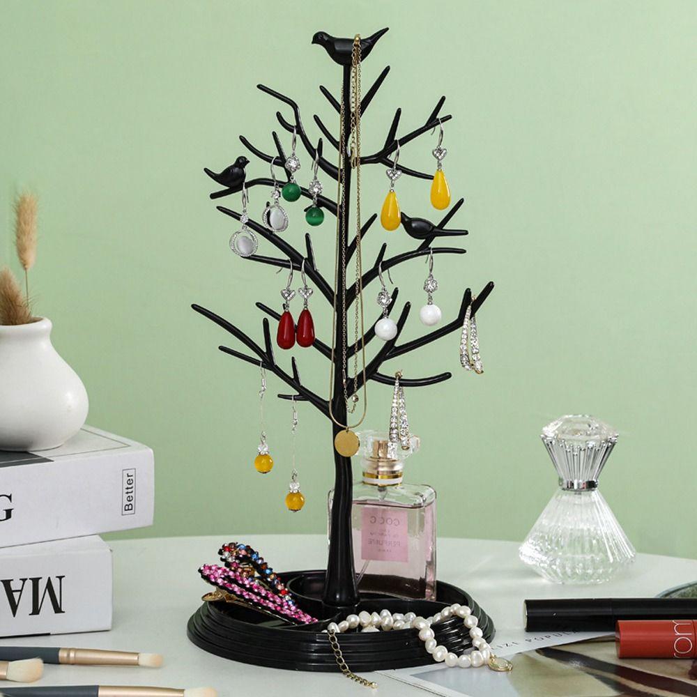 Giá Đỡ Trưng Bày Trang Sức Hình Chú Chim Bằng Nhựa Tiện Dụng