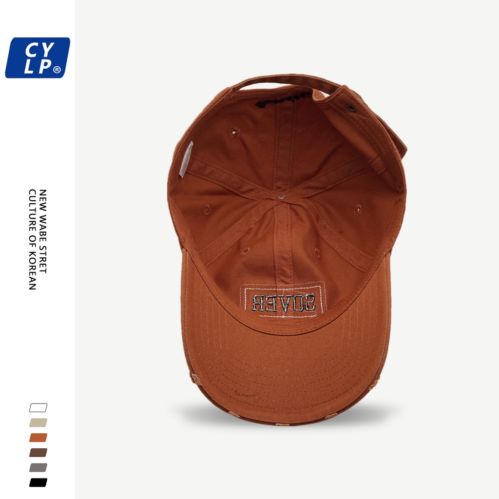 Mũ Lưỡi Trai Mềm Thêu Chữ Phong Cách Hàn Quốc Thời Trang Xuân Hè Cho Cặp Đôi