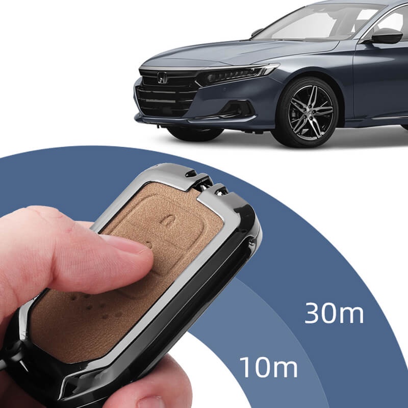 Vỏ Da Hợp Kim Kẽm Bọc Chìa Khóa Xe Hơi Honda Civic City Accord CRV CR-V Hrv XR-V Odyssey Brio Jazz 2022 2023