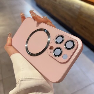 Ốp Điện Thoại Cứng Nhám Từ Tính Sang Trọng Cho iPhone 14 Plus 13 14 Pro MAX 12 Pro MAX