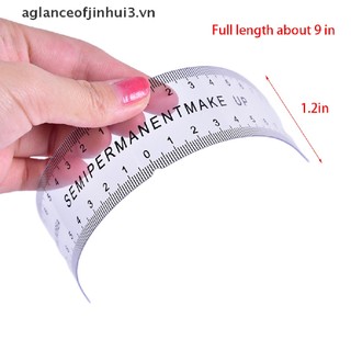 ~AFHVN~ Reusable Makeup Brow Measure Eyebrow Guide Ruler Permanent Tools  .