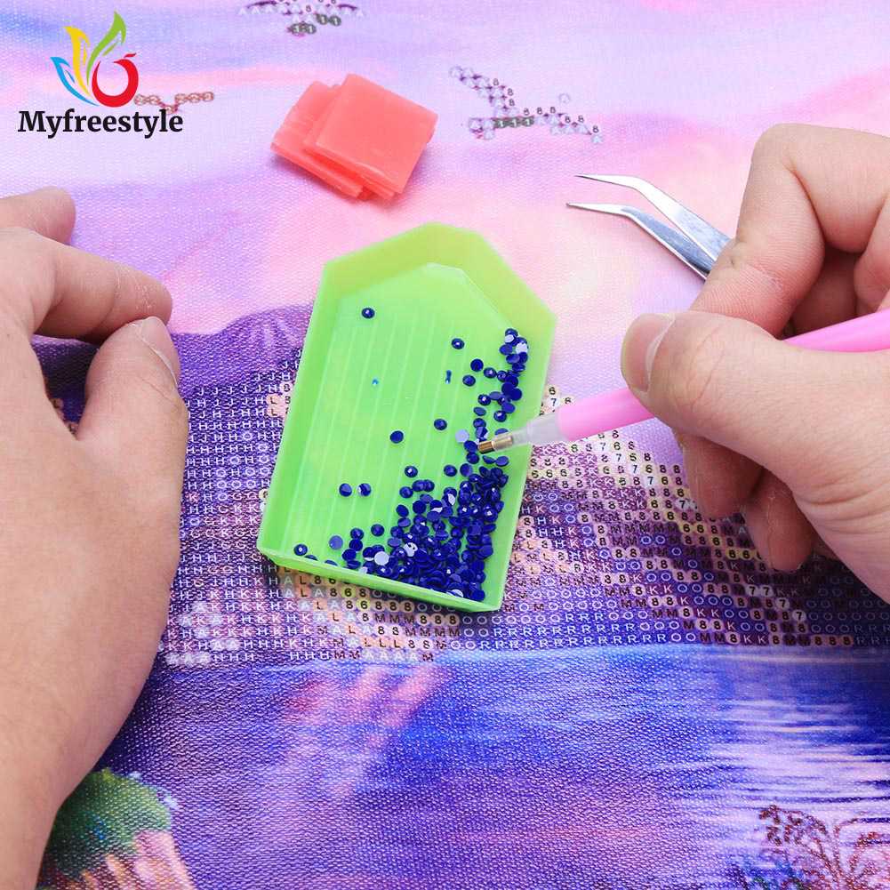 Set 10 Khay Đựng Hạt Cườm 5D Handmade Dành Cho Người Lớn Và Trẻ Em