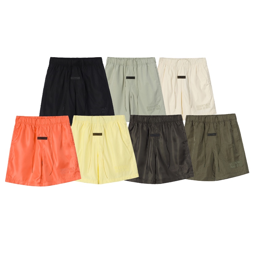 Hàng Có Sẵn Quần Short Unisex Bằng Nylon Nhanh Khô Phong Cách Mới