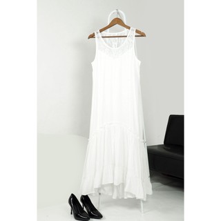 Đầm maxi NY.Collection 2 lớp phối ren