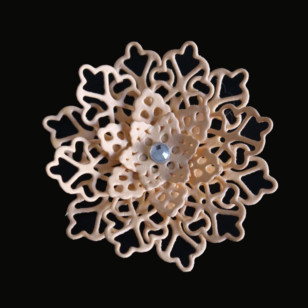 Set 3 Khuôn Cắt Hình Hoa 3D Trang Trí Scrapbook