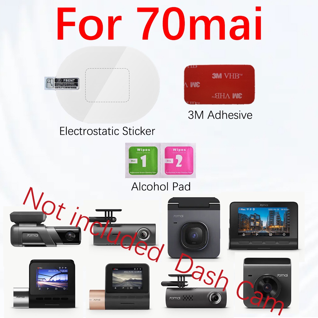 Miếng Dán Cách Nhiệt Chống Tĩnh Điện 3m Cho dashcam 70mai 1s / m300 a800 a400 pro / d02 / lite / d08 / d03 / d05 a500 rc06 m500