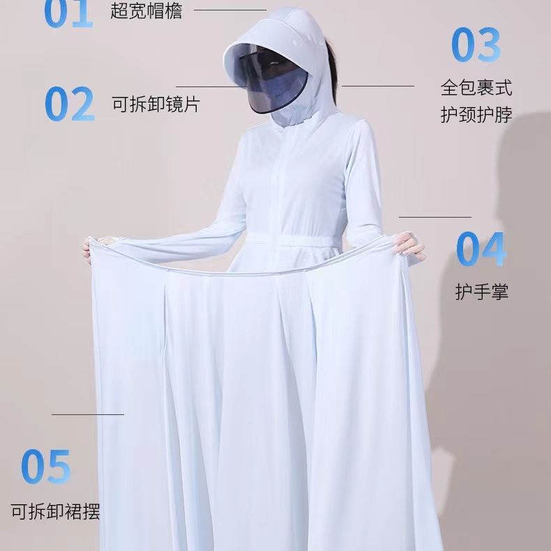 Áo Khoác Chống Nắng Toàn Thân Phong Cách Mới 2023 Dành Cho Nữ