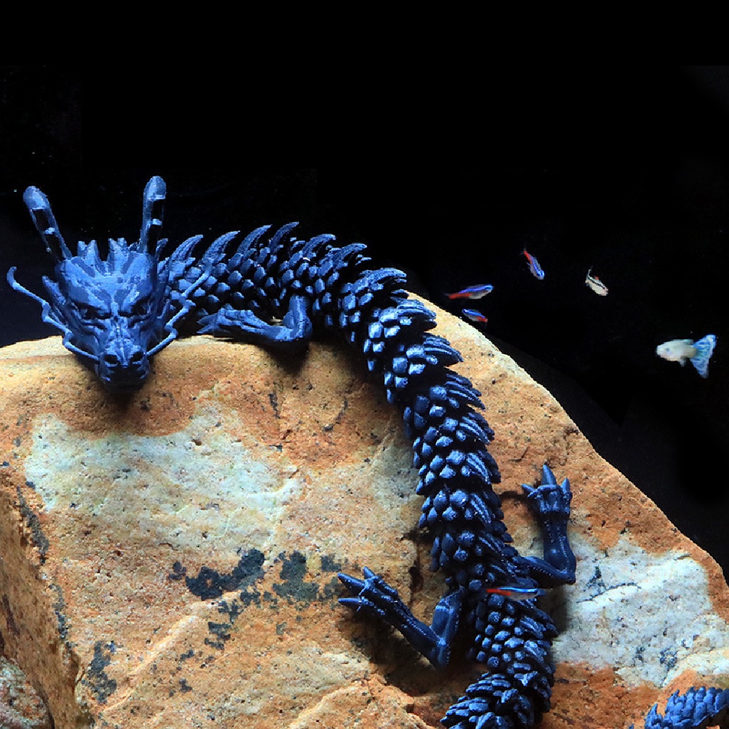 Đồ Chơi Mô Hình Rồng / Cá 3D Linh Hoạt Phong Cách Trung Hoa Độc Đáo Trang Trí Nhà Cửa / Văn Phòng