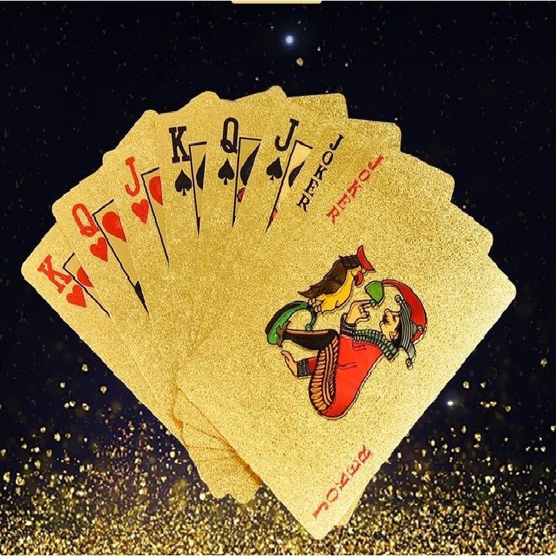 💯💯💯 Bộ Bài Tây Mạ Vàng 24k ❤❤❤