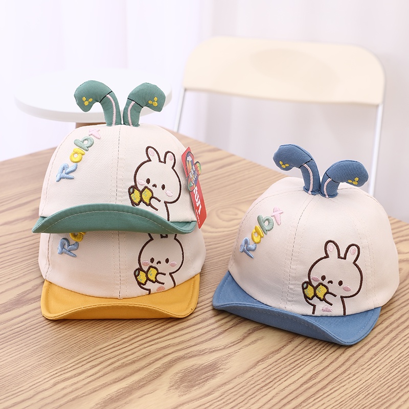 Mũ Lưỡi Trai Thêu Hình Thỏ Dễ Thương Cho Bé