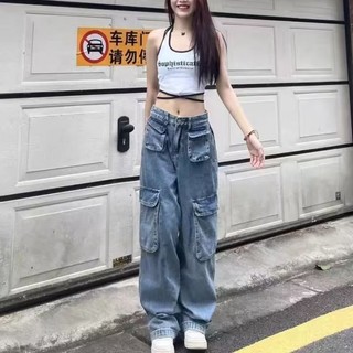 Cozok quần jean lưng cao kiểu dáng vintage hợp thời trang