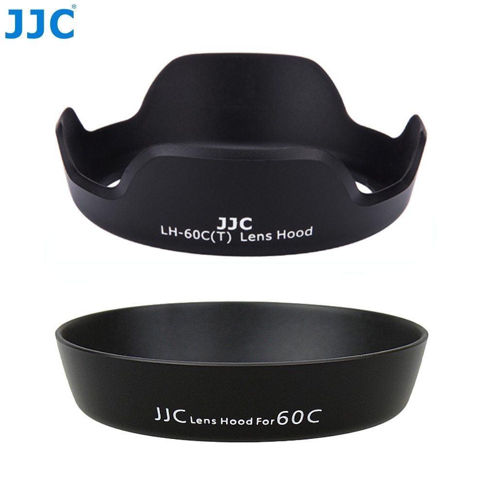 JJC LH-60C Loa Che Nắng Máy Ảnh Thay thế EW-60C Cho Ống kính Canon EF-S 18-55 mm F3.5-5.6 / Canon EF-S 18-55 mm F3.5-5.6 IS / Canon EF-S 18-55 mm F3.5-5.6 USM / Canon EF 28-80 mm f/3.5-5.6 II / Canon EF 28-90 mm f/4-5.6 III