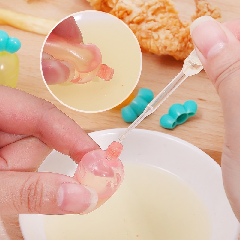 Bộ 3 Hũ Đựng Gia Vị Mini Hình Củ Cải Hoạt Hình Dễ Thương
