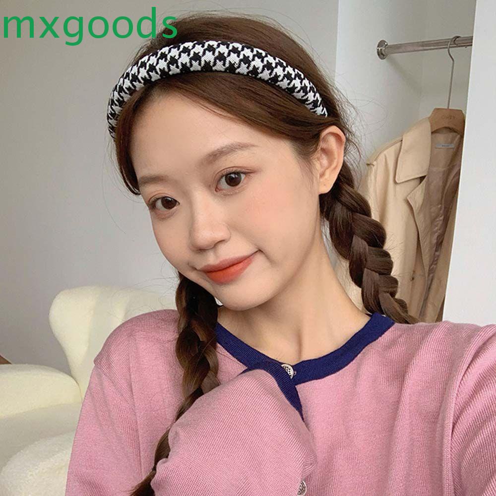 Băng đô vải họa tiết kẻ sọc phong cách hàn quốc ngọt ngào dành cho nữ