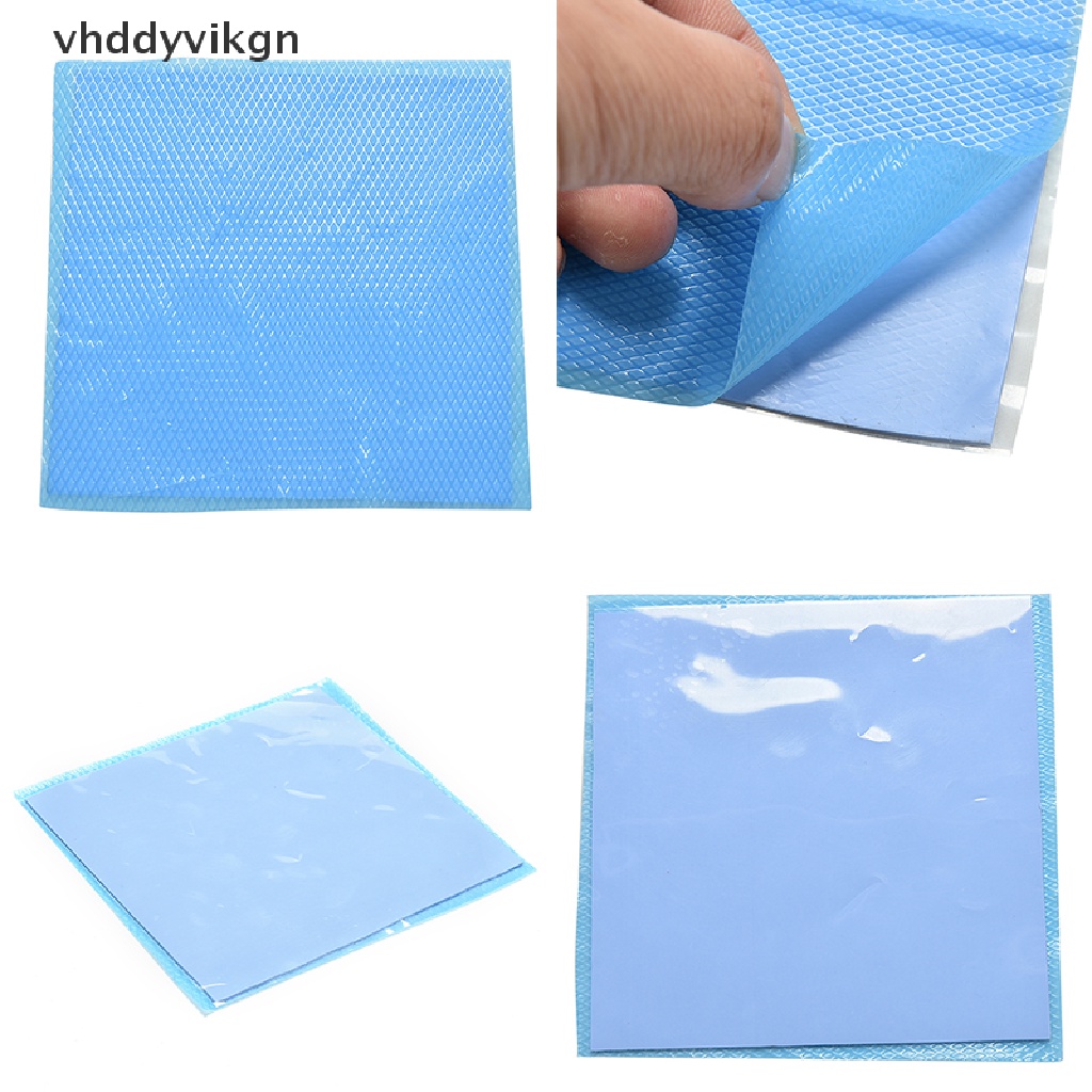 Tấm Tản Nhiệt Màu Xanh Dương Bằng Silicon Kích Thước 100mmx100mmx1mm Tiện Dụng