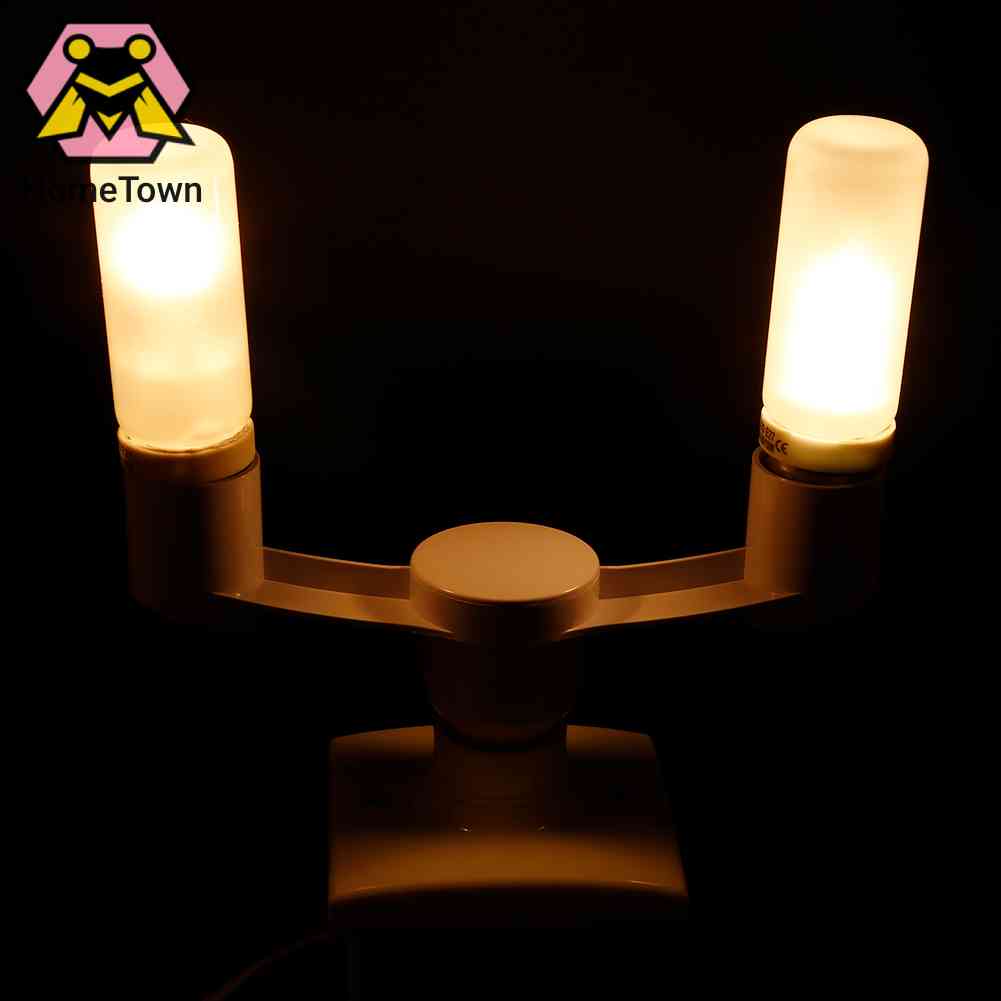 Đuôi Đèn Chuyển Đổi 2 Đầu E27 Sang 2E27 85-285V Dùng Trang Trí Nhà Cửa / Khách Sạn