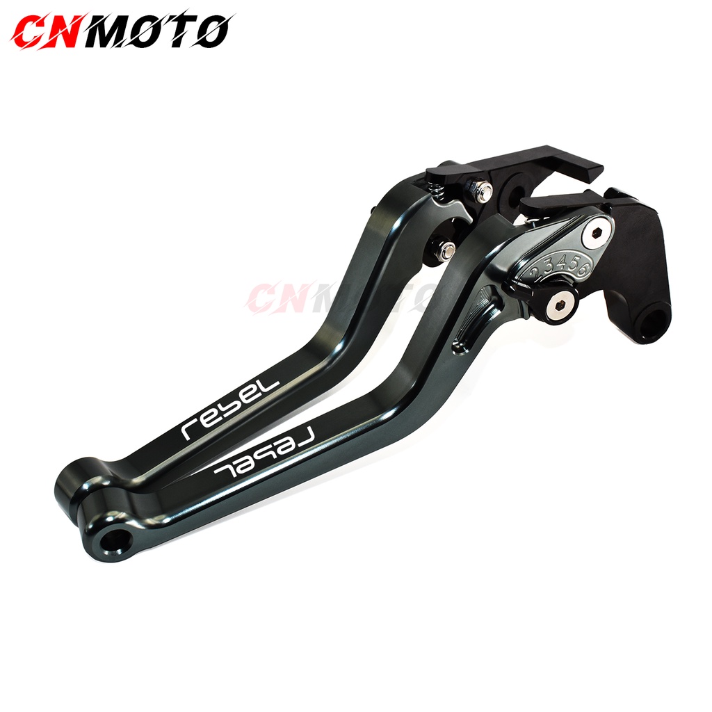 Cặp Tay Thắng Bằng Hợp Kim Nhôm CNC 6 Khớp Có Thể Điều Chỉnh Cho HONDA REBEL 300 500 CMX300 CMX500 2017-2023 Kích Thước 180mm