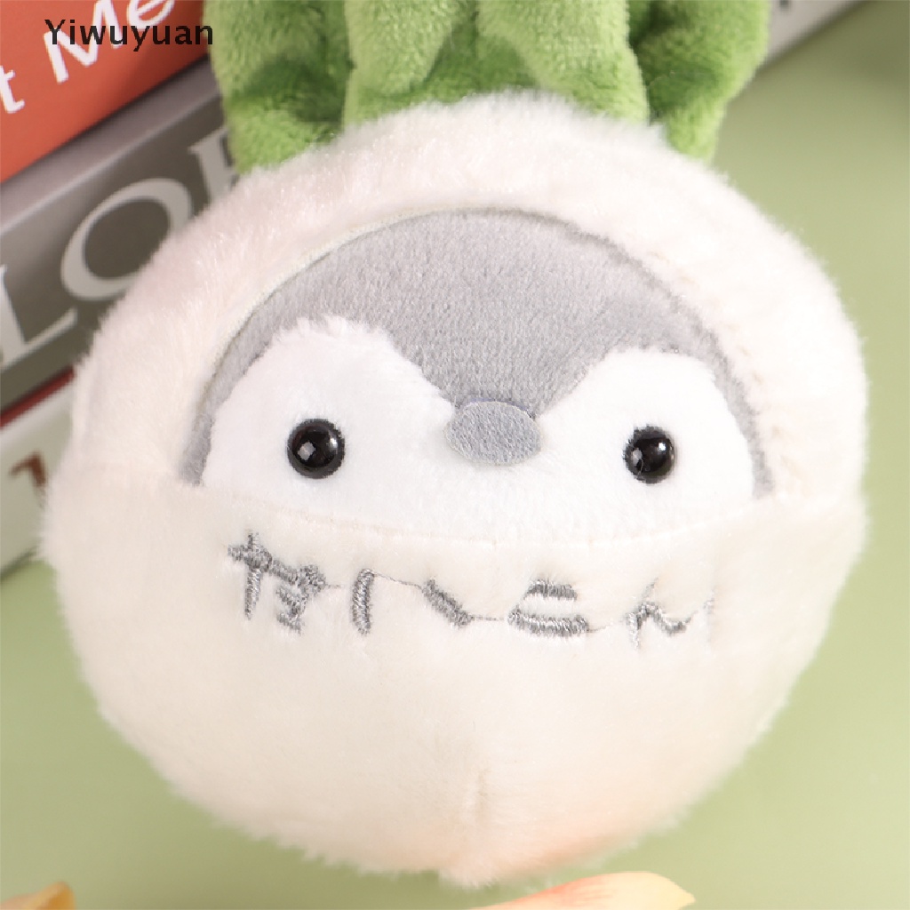 1 Móc Khóa Hình Cà Rốt / Chim Cánh Cụt Nhồi Bông Dễ Thương