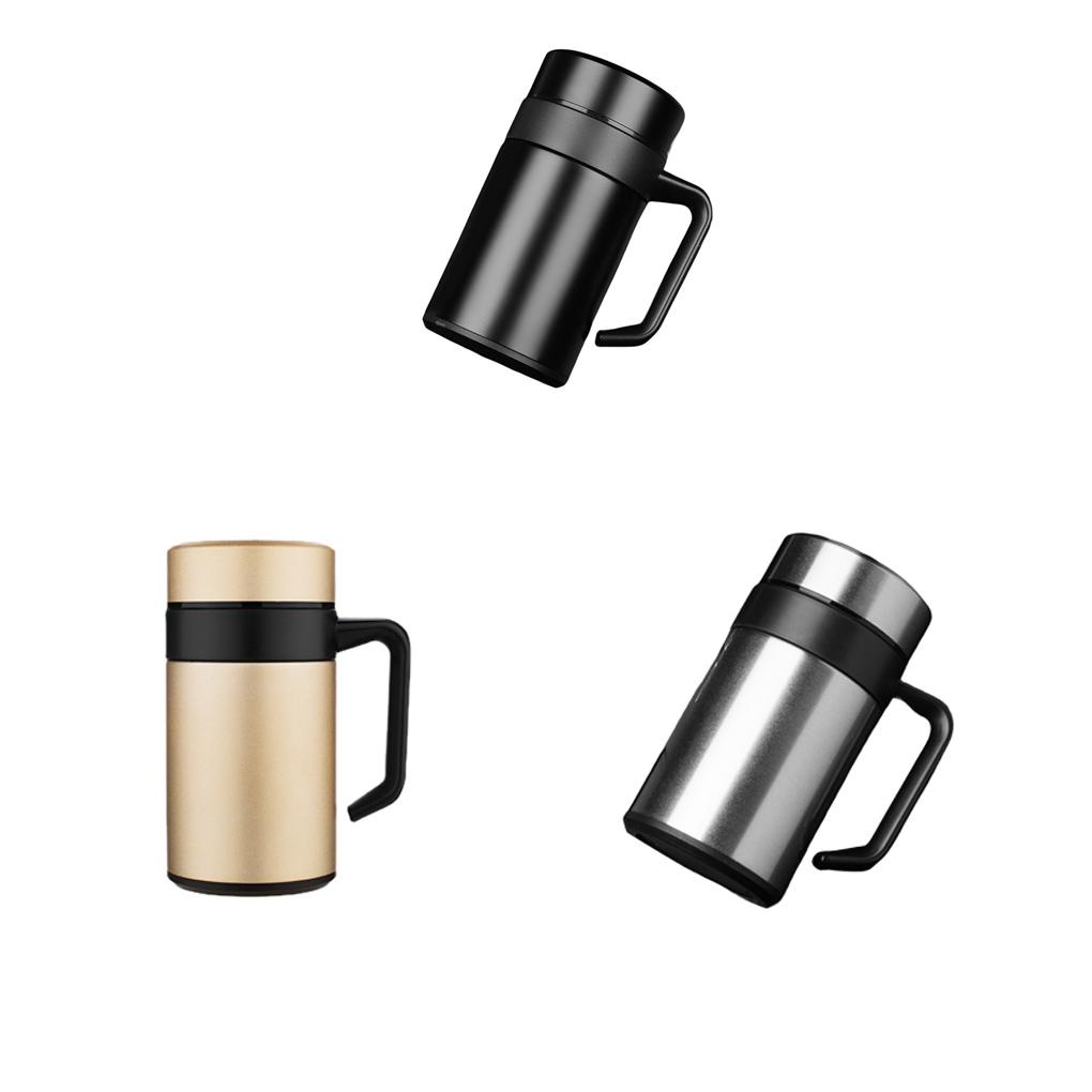 Bình Đựng Trà Giữ Nhiệt Bằng Thép Không Gỉ Chống Trượt Dung Tích Lớn