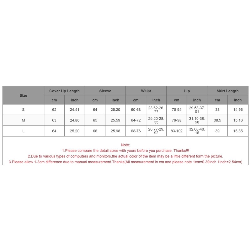 Set Đồ Bơi Bikini Dạng Lưới Dài Tay + Chân Váy Rút Dây Quyến Rũ Dành Cho Nữ