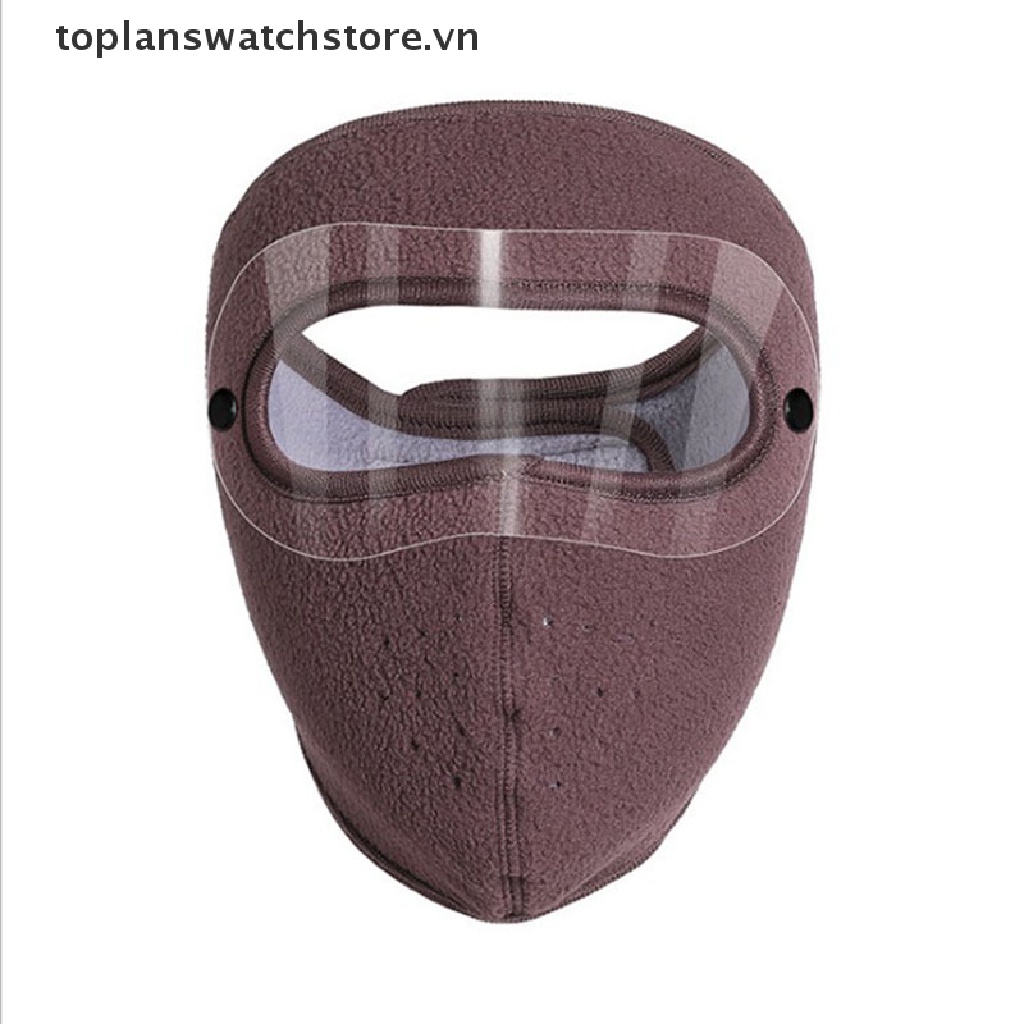 Mũ Kèm Kính Bảo Hộ Chống Gió Giữ Ấm Mùa Đông Có Thể Tháo Rời