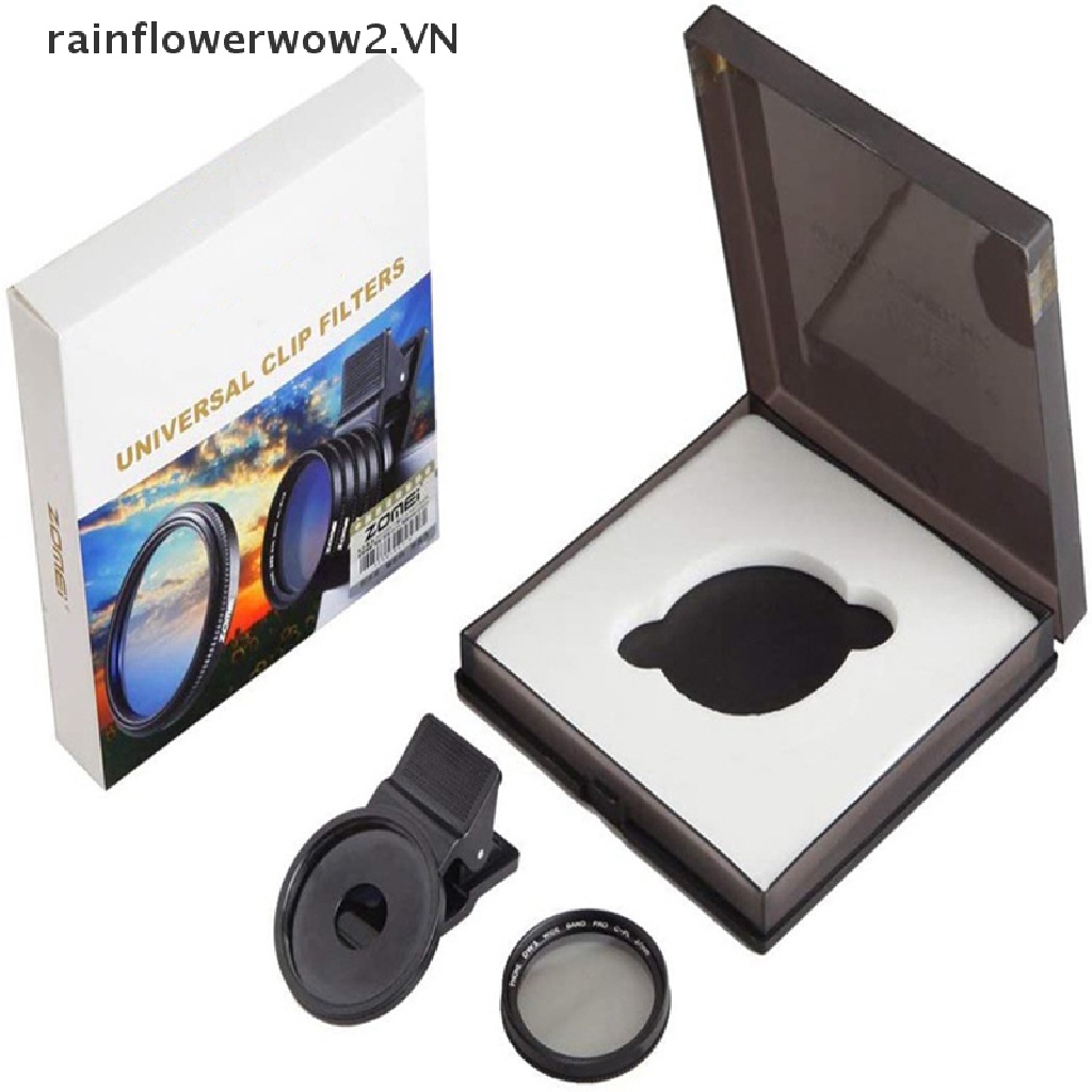 Bộ Lọc ND2-ND400 37mm Có Kẹp Chuyên Dụng Cho Lens Điện Thoại