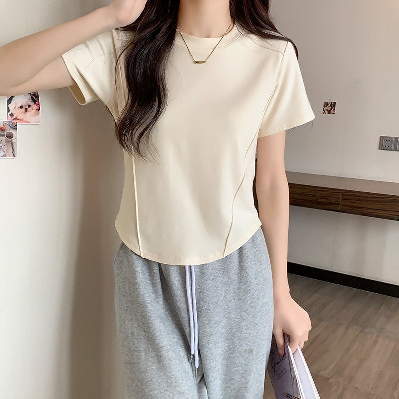 COZOKC Áo Thun Ngắn Tay Hở Vai Thời Trang Dành Cho Nữ