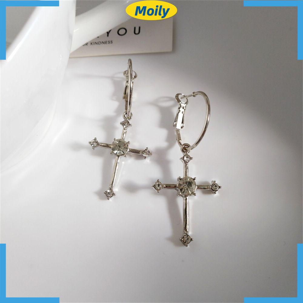 Khuyên tai hình thánh giá phong cách Gothic cho nữ