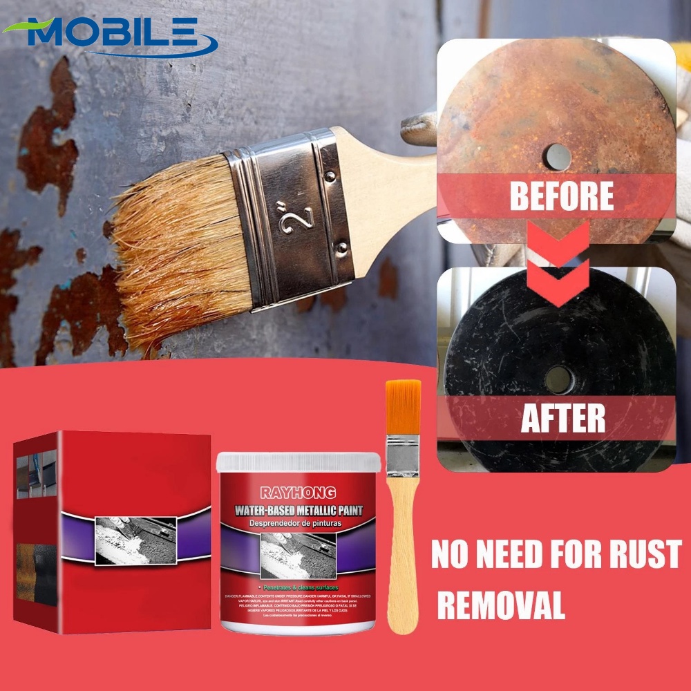 [Free Brush] Dung Dịch Tẩy Rỉ Sét Xe Tải / Xe Hơi 100ml Bề Mặt Kim Loại Chống Rỉ Lâu Trôi