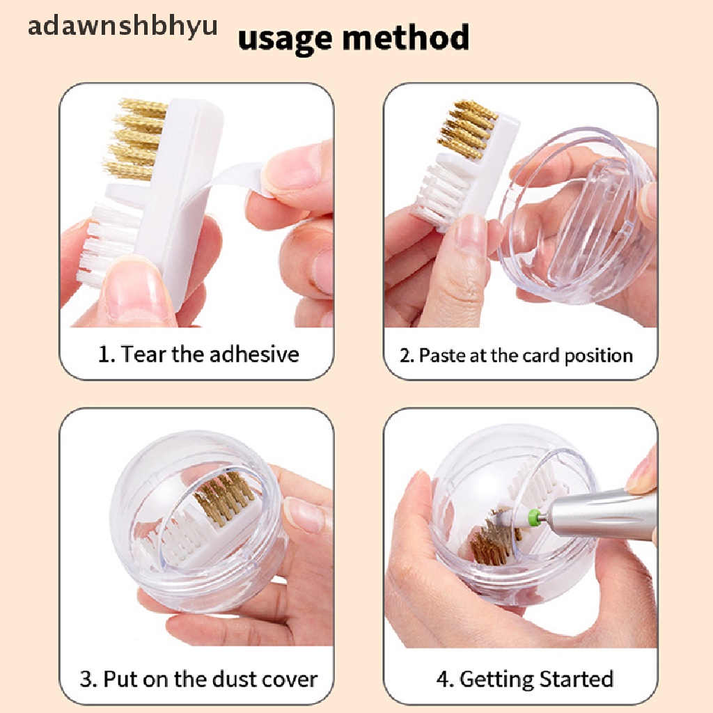 Cọ Dây Cước Và Đồng Dùng Để Vệ Sinh Đầu Mài Móng Tay Chuyên Nghiệp