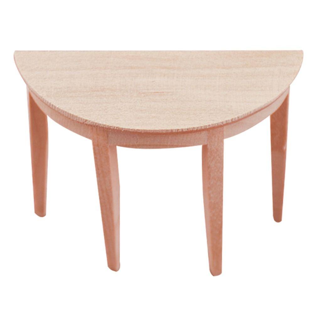 1 / 2 Mô Hình Bàn Cầu Vồng Bằng Gỗ Chất Lượng Cao Trang Trí Nhà Búp Bê