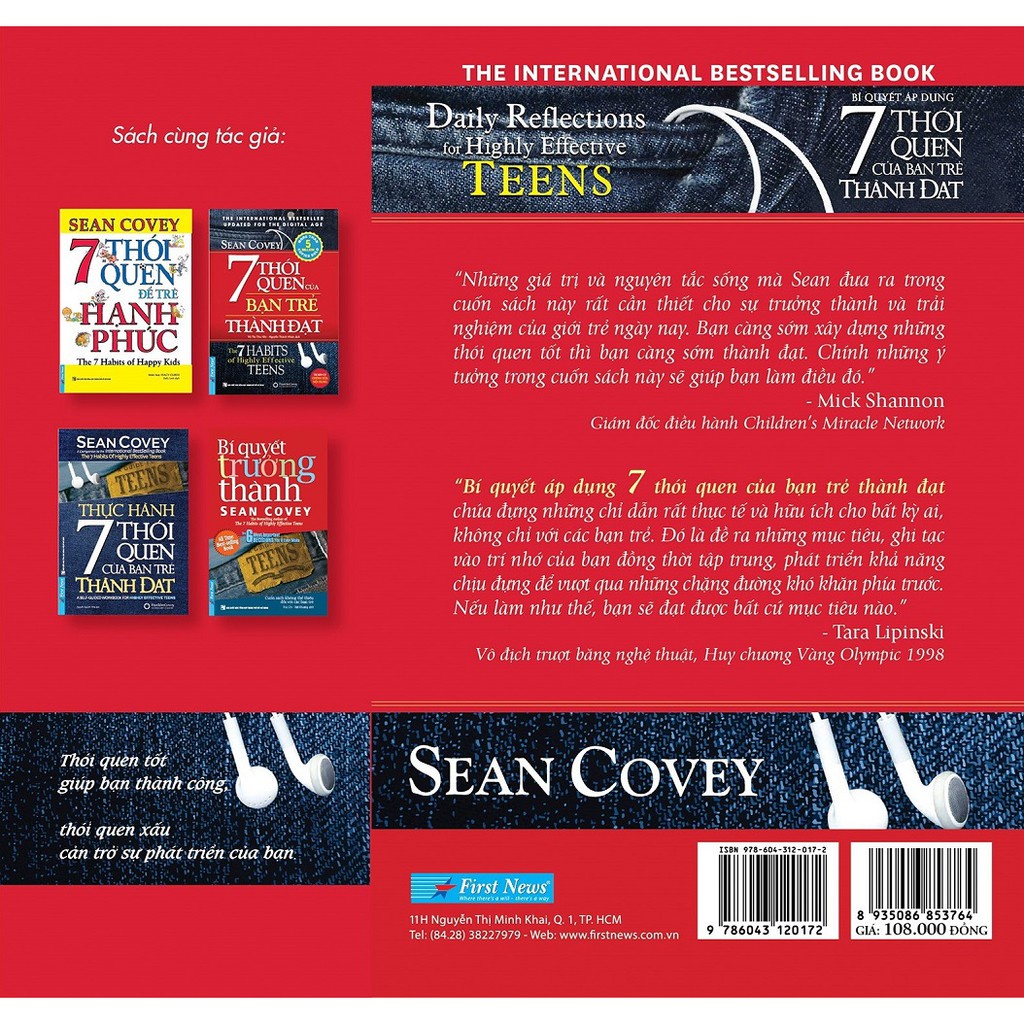 Sách - Bí Quyết Áp Dụng 7 Thói Quen Của Bạn Trẻ Thành Đạt  - First News