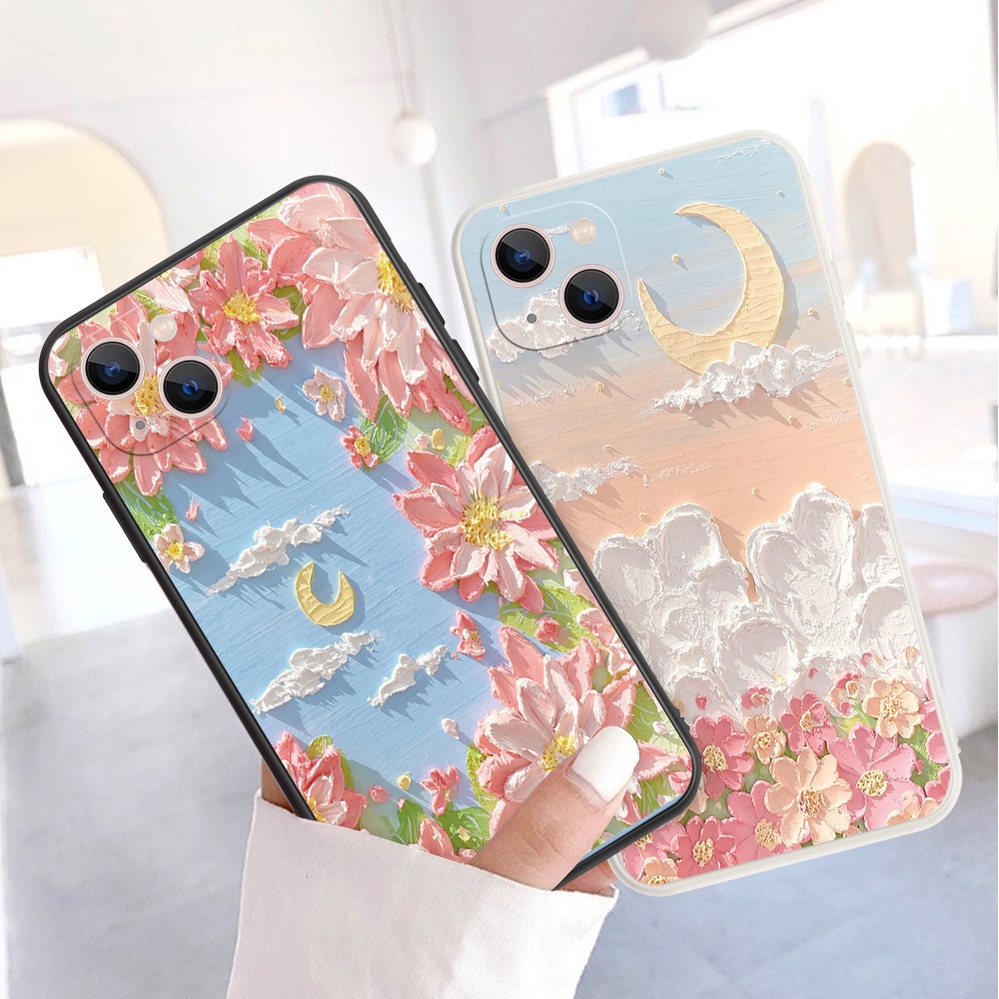 Ốp Điện Thoại Silicon Mềm Hình Hoa Cho Redmi Note 11 11s 8 Pro 10 Pro 11 Pro 10 10S 9 9T Pro 9s 7 Pro 7s Poco M4 Pro 5G B1K447L