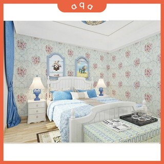 Decal giấy dán tường hồng chùm kem-aqa