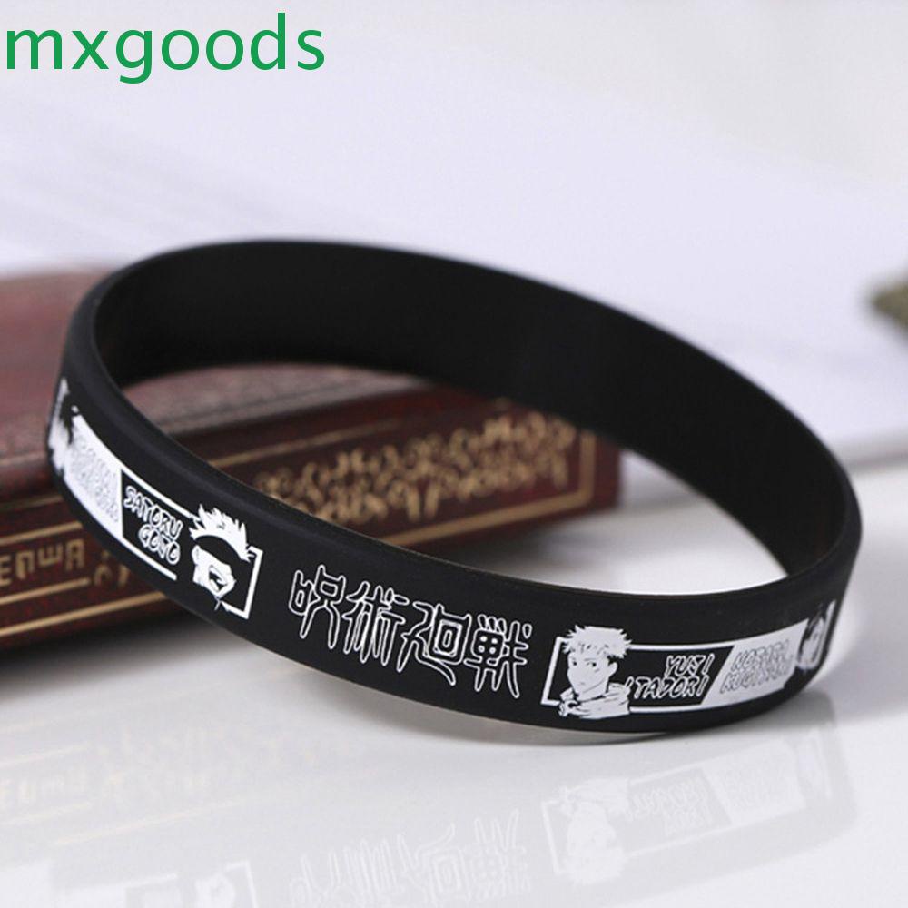 Vòng Tay Silicon Gel Họa Tiết Hoạt Hình Màu Dạ Quang Cho Nam Nữ