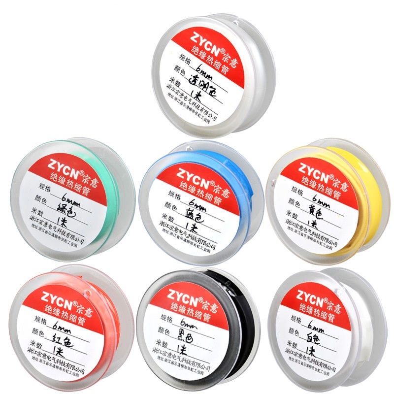 Ống Co Nhiệt Bảo Vệ Dây Cáp Sạc USB Dài 1M Màu Sắc Ngẫu Nhiên