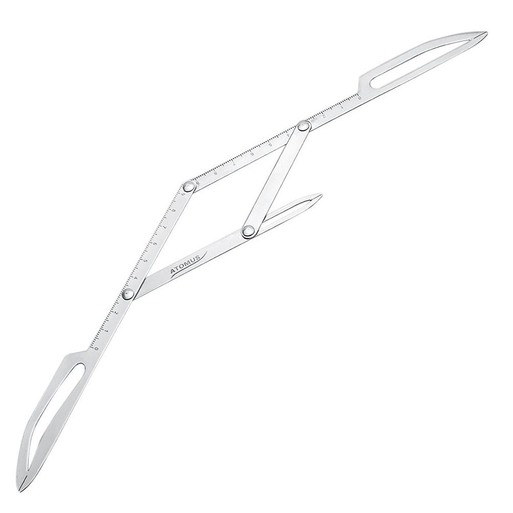 Thước Đo Định Hình Chân Mày Linh Hoạt Bằng Thép Không Gỉ