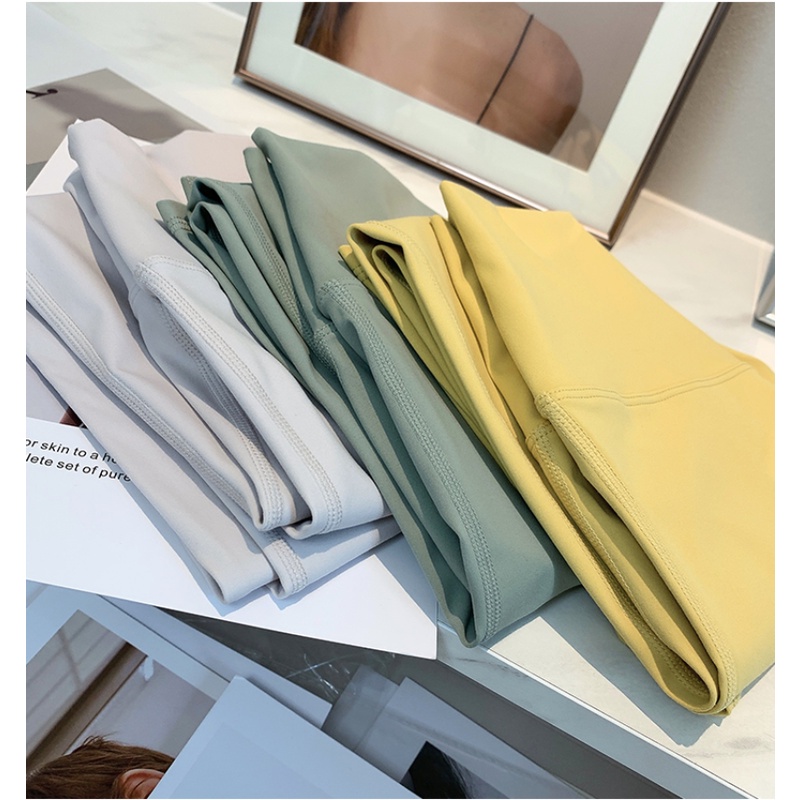 Quần Dài Thể Thao Lưng Cao Dáng Ôm Không Tì Vết Khô Thoáng Nhanh Thời Trang Cao Cấp Cho Nữ