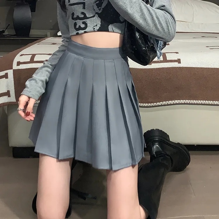 Chân váy NZN dáng chữ A xếp ly lưng cao thời trang xuân hè cho nữ