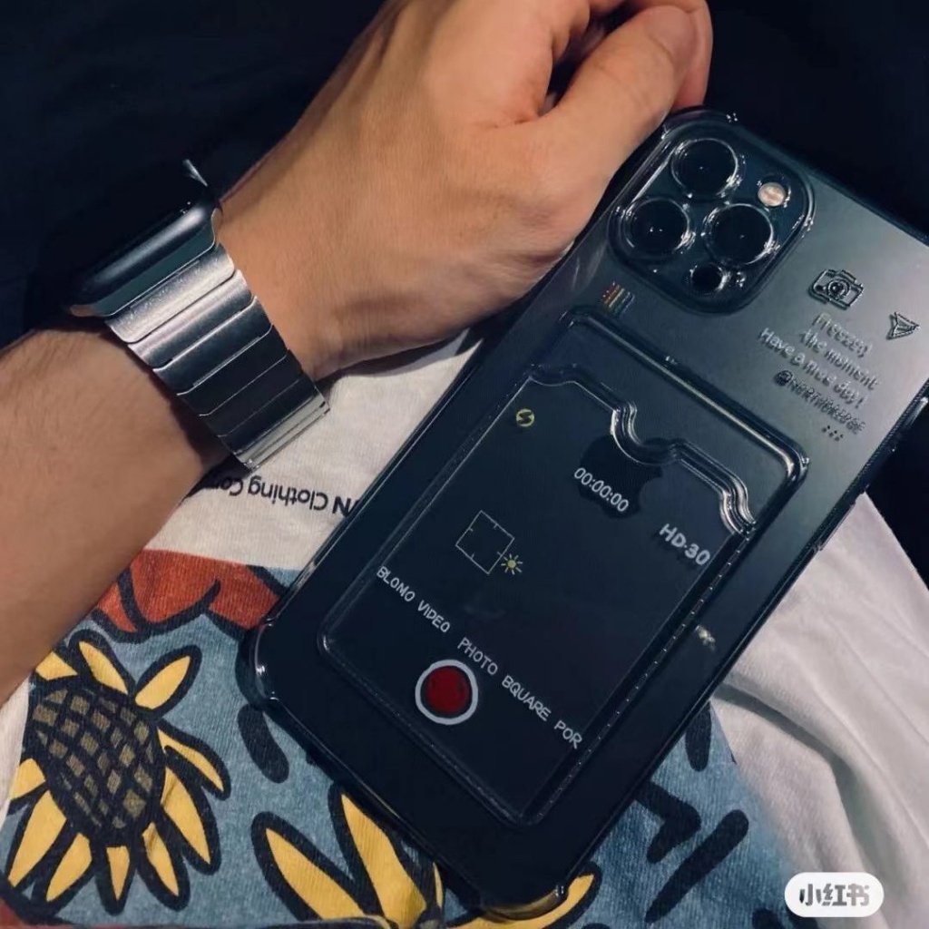 ✅Ốp Điện Thoại Mềm Họa Tiết Polaroid Kiểu Khung Ảnh Màu Đen NN8L Cho iPhone14 / 13promax 12 x / xs