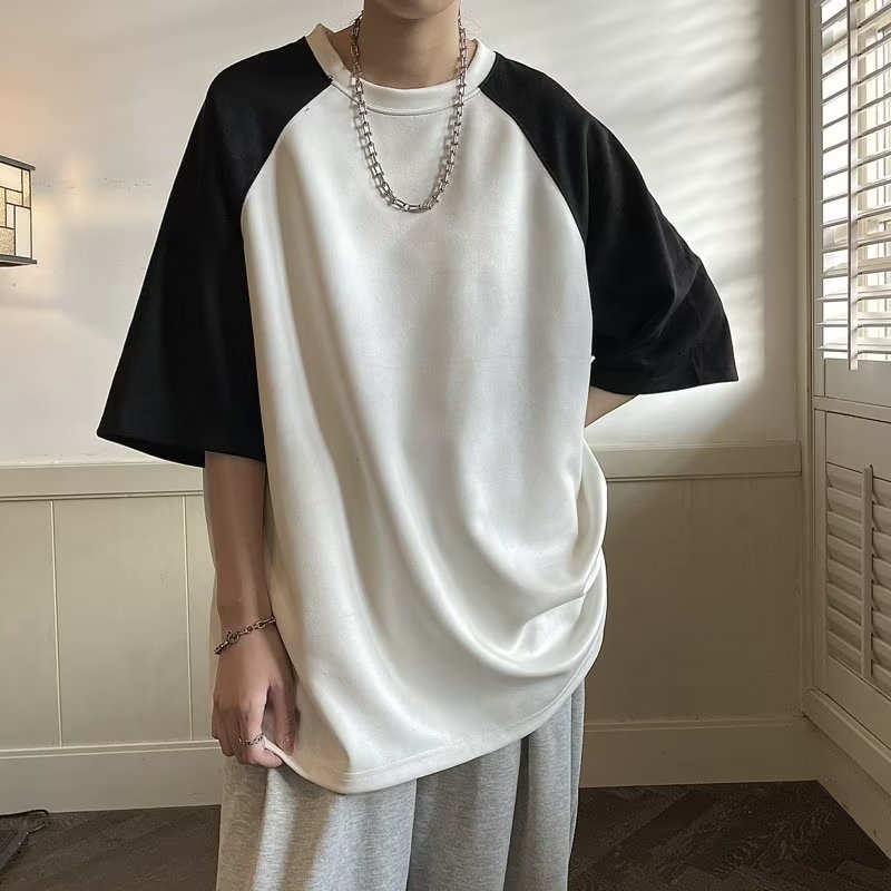 Áo Thun Ngắn Tay Cổ Tròn Thời Trang Mùa Hè Cho Nam