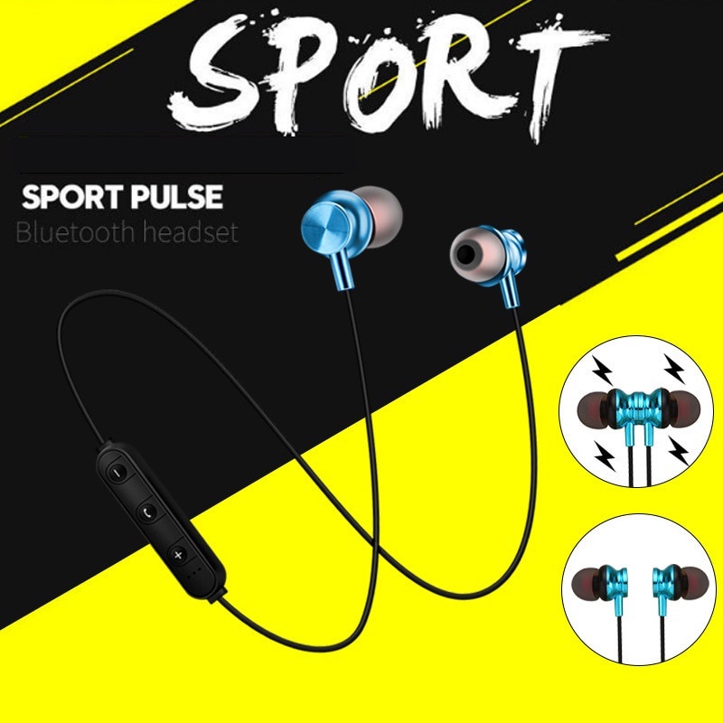 Tai Nghe Nhét Tai Thể Thao XT11 Kết Nối Bluetooth Không Dây Âm Thanh Stereo HD Có Mic Cho Android IOS