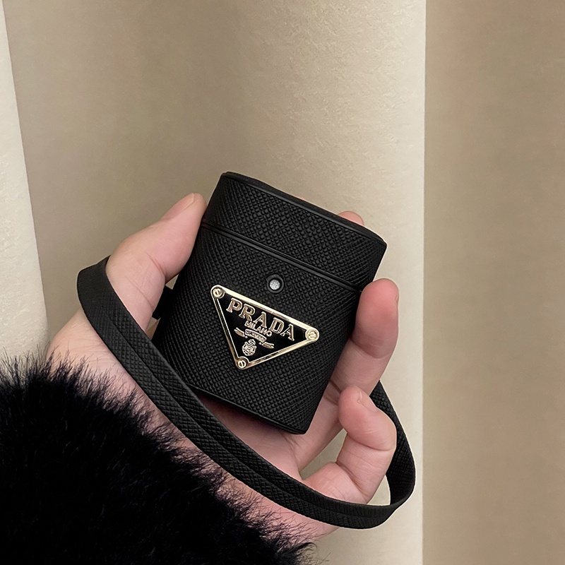 Luxury Brand Airpods Pro Airpods Pro3 1 Airpods2 Bluetooth Headset Protective Sleeve Phone Case for Apple Airpods Pro 2 Leather Sheath Tws Headset Protective Cover