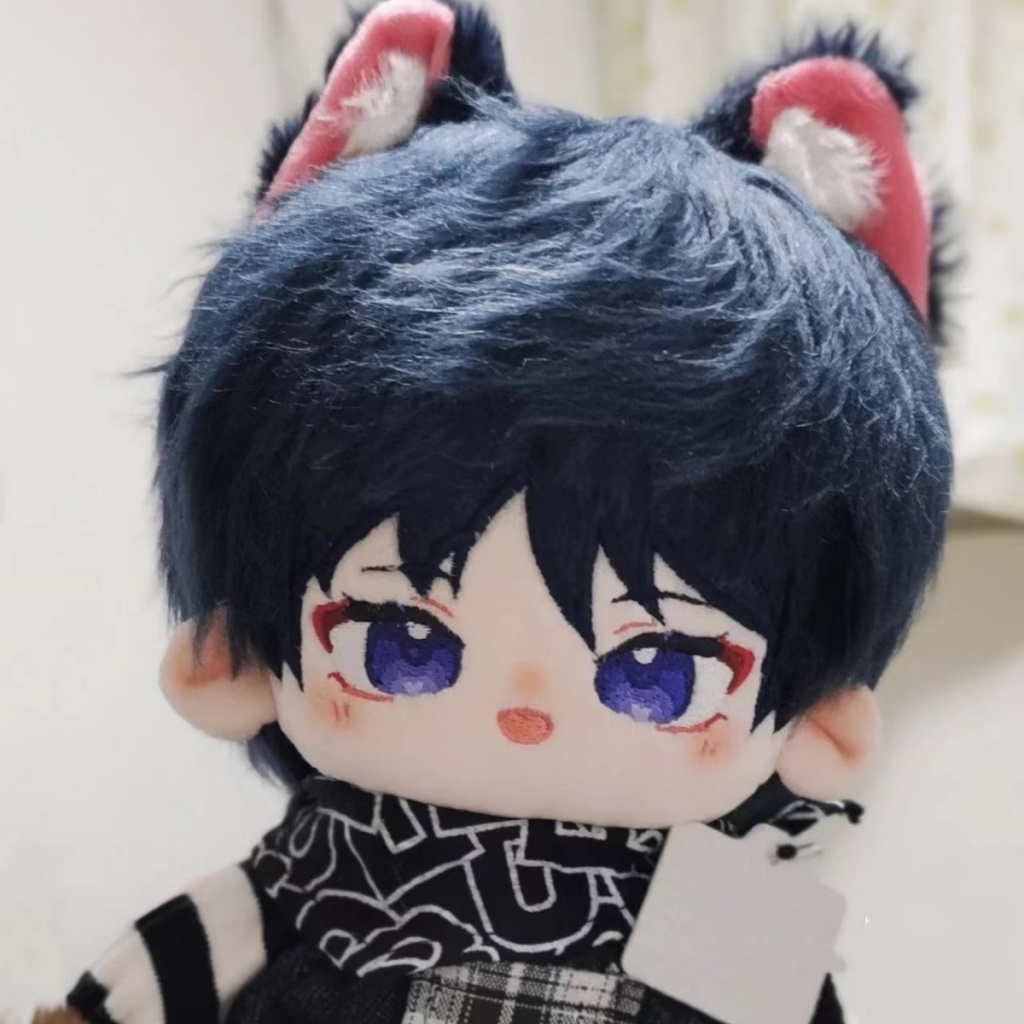 Genshin Impact Scaramouche Thuộc tính của người lang thang, búp bê bông, mèo con, 20 cm.