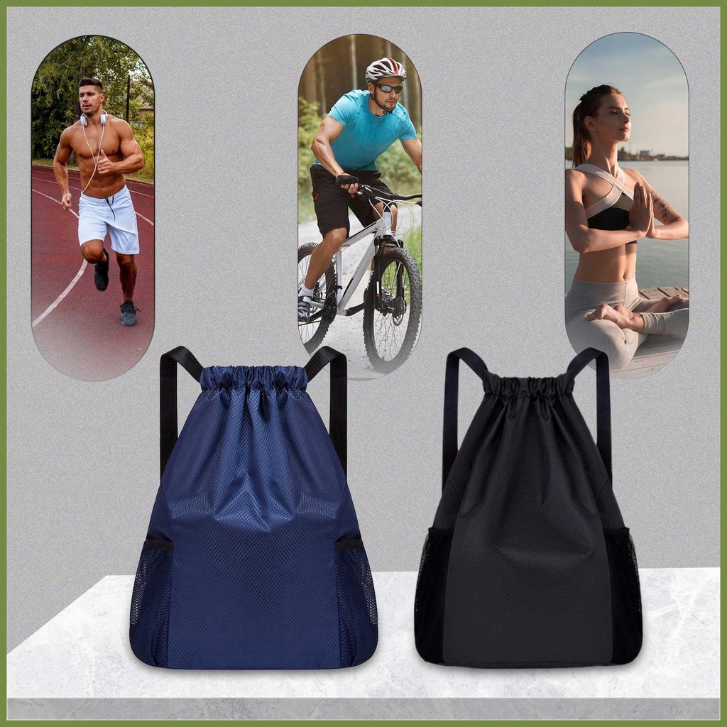 Túi Dây Rút Thể Thao Sức Chứa Lớn Chống Thấm Nước Có Lưới kouvn kouvn
