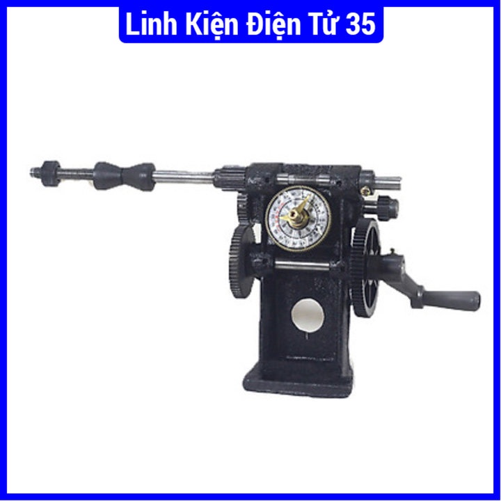 Máy quấn biến áp 360rpm cao cấp - dây đồng loại cơ 350 x 70 x 160 mm