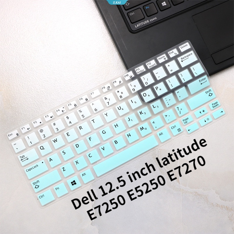 Film Dán Bảo Vệ Bàn Phím Máy Tính Dell 12.5inch Latitude E7250 E5250 E7270 Bằng Silicon Chống Thấm Nước