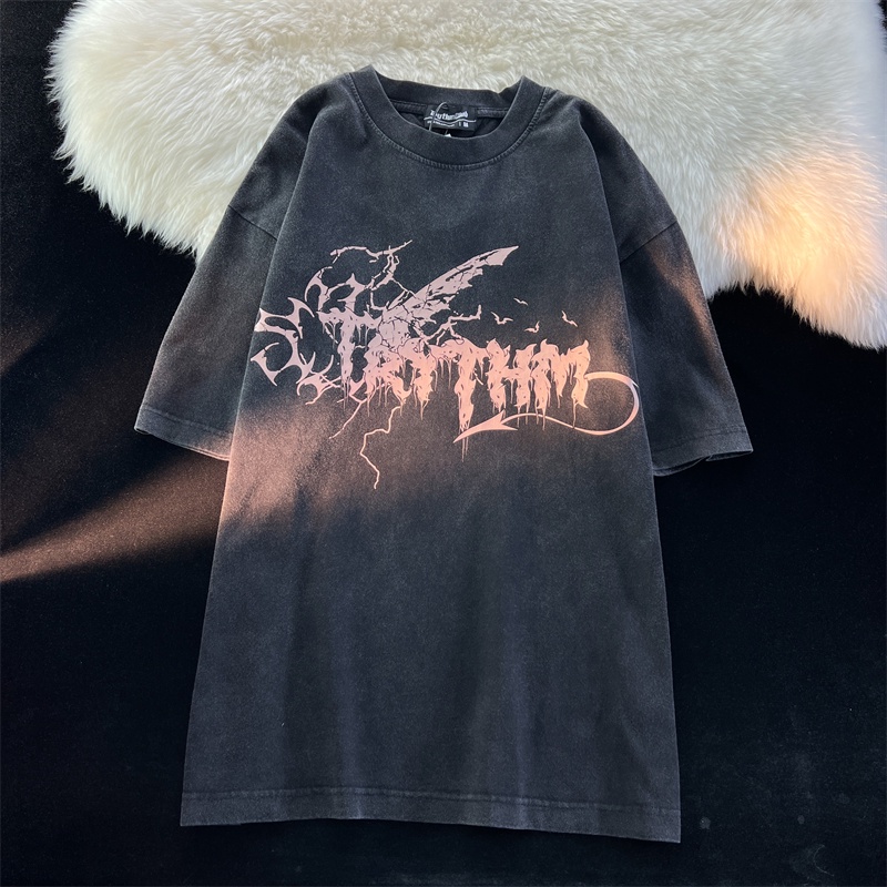 NRVP Áo Thun Đen 100% Cotton Tay Ngắn Dáng Rộng Phong Cách Hàn Quốc Cho Nữ Có Size 5XL