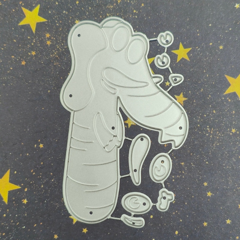 Khuôn Cắt Giấy Kim Loại Trang Trí Hình Động Vật Ngộ Nghĩnh